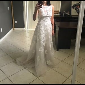 True romantic bhldn gown size 2
